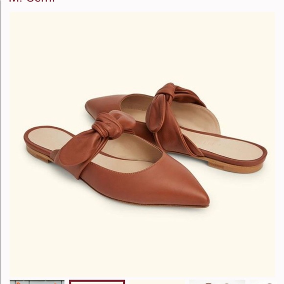 M. Gemi Shoes - M.Gemi Lasso leather point flats